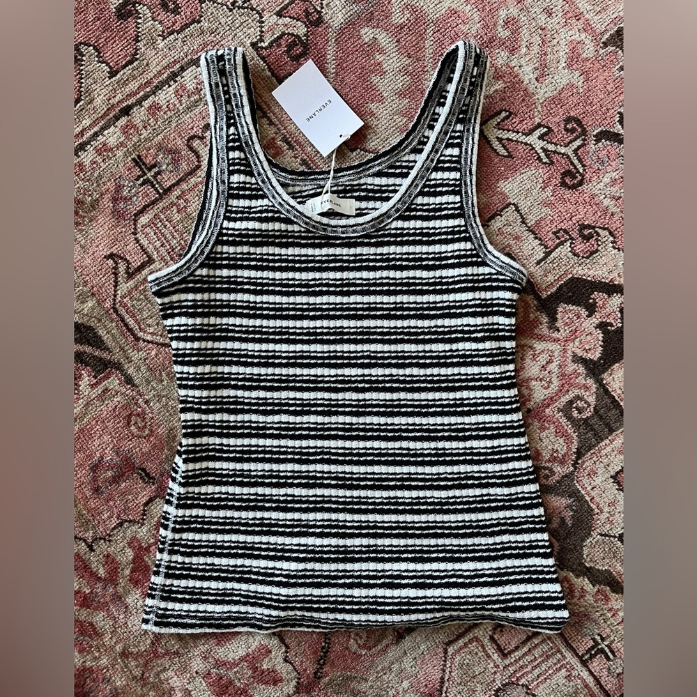 Ribbed knit Everlane organic cotton tank